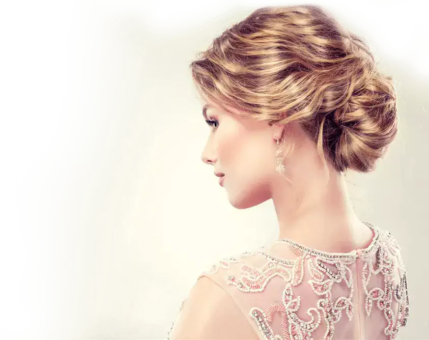 Elegant wig hairstyle